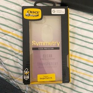 Google pixel 2 xl otter box case clear
